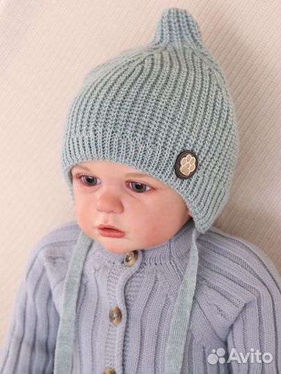 Шапка для новорожденного 0 3 месяца