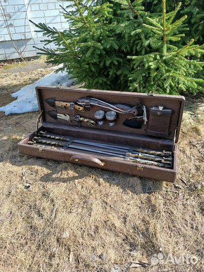 Кованные ручки шампура подарочный набор для мужчин