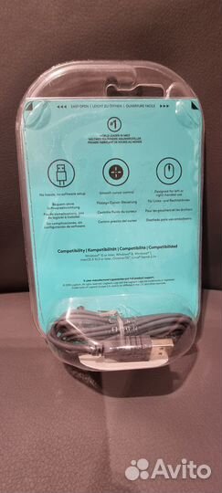 Мышь проводная Logitech M100