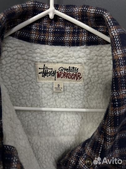 Куртка stussy в клетку