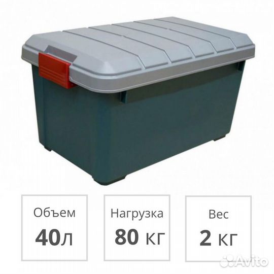 Ящик рыболовный iris RV BOX 600- 30 л мск