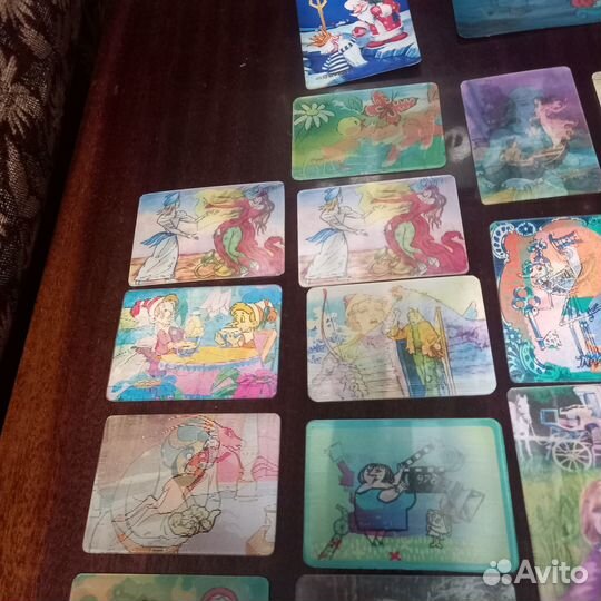 Переливные календарики СССР обертки шоколада