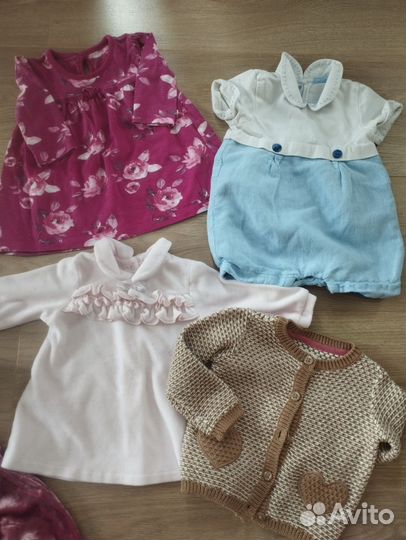 Пакет брендовых вещей на девочку 56-62