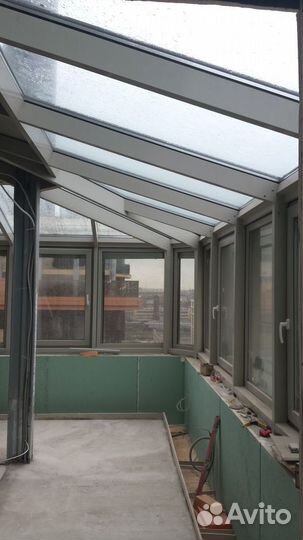 Остекление пластиком веранды террасы