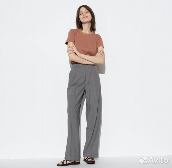 Брюки с защипами Uniqlo 44, 46, 48, 50, 52