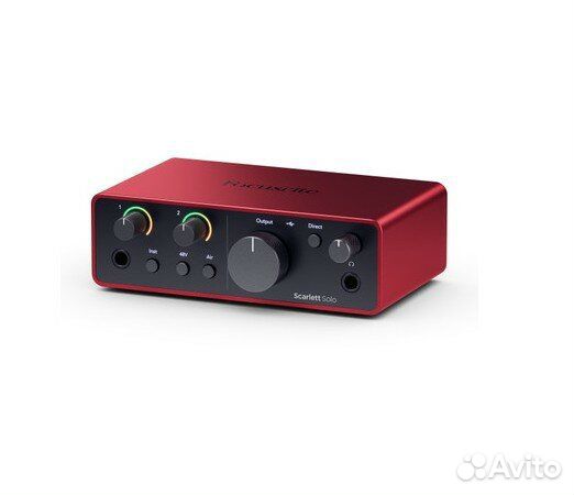 Звуковая карта Focusrite Scarlett Solo 4rd gen для