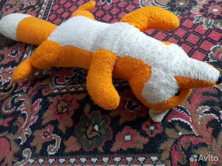 Лиса. лис. Лисёнок. Плюшевый. СССР. Редкий