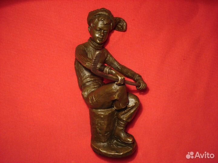 Совесткий Хоккей 1953г СССР Редкий Мальчишка Хокке