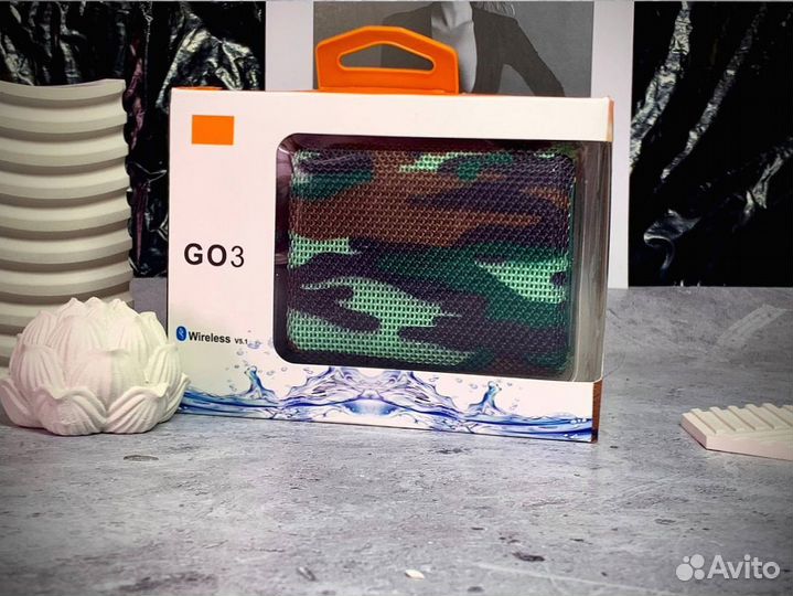 Колонка Jbl Go 3 хаки