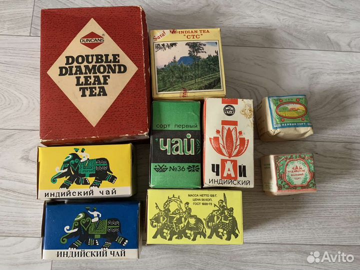 Чай индийский СССР в ассортименте