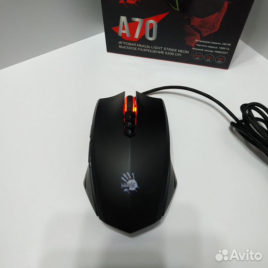 Игровая мышка A4Tech Bloody A70 black A7