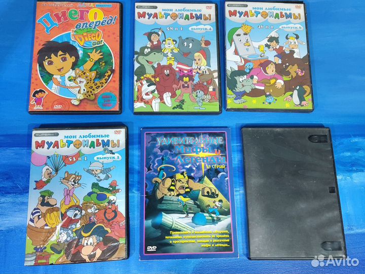 DVD с мультфильмами, цена за все