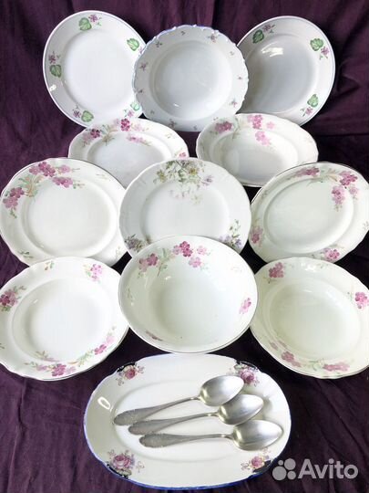 Посуда СССР 1930-1950 годы, мельхиор Европа