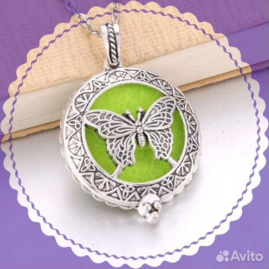 Подвеска духи украшение кулон цепочка медальон