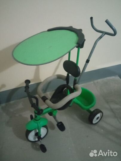 Детский велосипед с ручкой управления