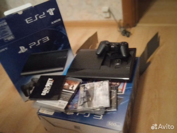 Sony playstation 3 + диски call of duty