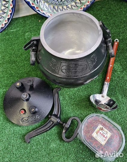 Афганский казан 10л черный