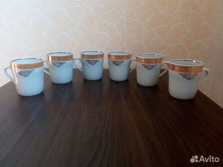 Чашки-кружки форфор СССР. Сумской Ф/З
