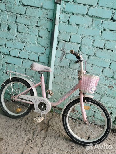 Велосипед детский для девочки 18 дюймов