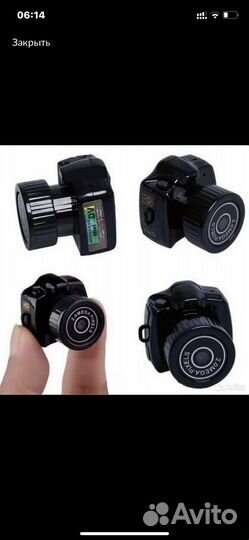 Мини -видеокамера HD с микрофоном Y 2000