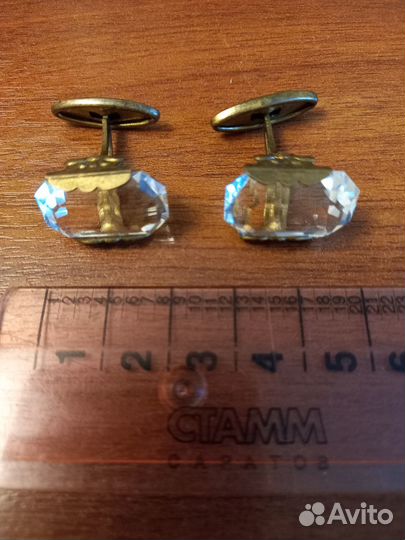 Запонки Горный Хрусталь СССР