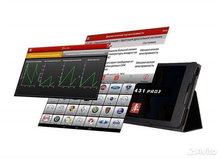Автосканер мультимарочный Лаунч Thinkdiag все авто