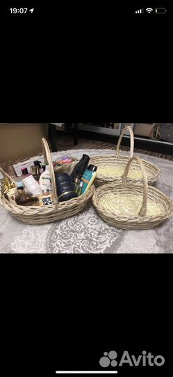 Корзина плетеная для подарков