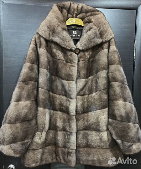 Шуба норковая Elena Furs летучая мышь 46-50