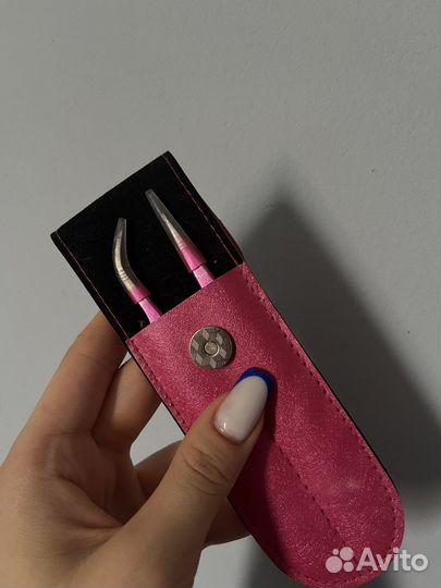 Пинцет для наращивания ресниц