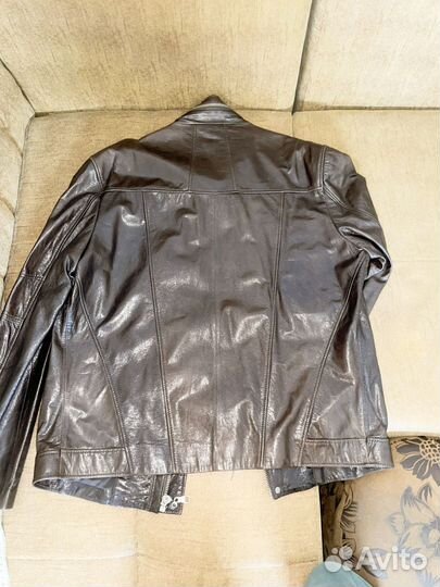 Кожаная куртка мужская