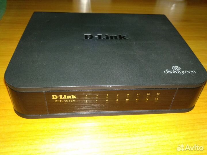Коммутатор неуправляемый D-Link DES-1016A