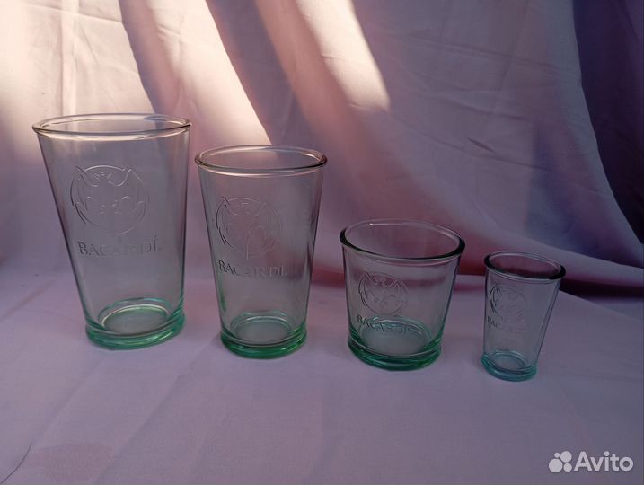 Фирменные стаканы Bacardi