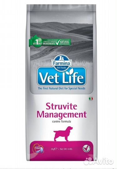 Farmina vet life для собак struvite/neutered