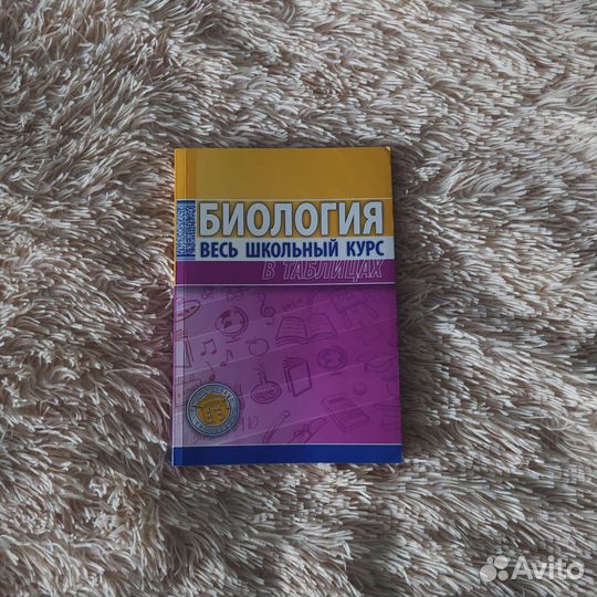 Биология. Весь школьный курс в таблицах