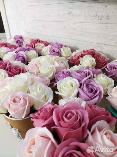 Букет цветов из мыла