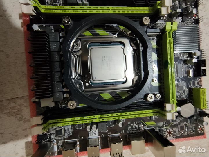 Комплект - Мат. плата + проц e5 + оперативка 32 gb