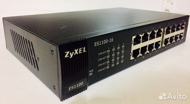 Коммутатор (switch) zyxel ES 1100-16