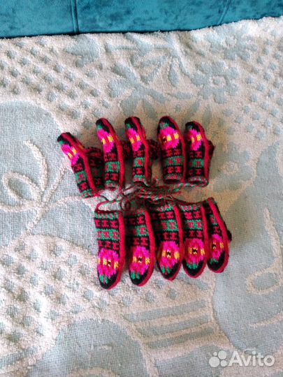 Чешки, носки (ручная работа) шерстяные