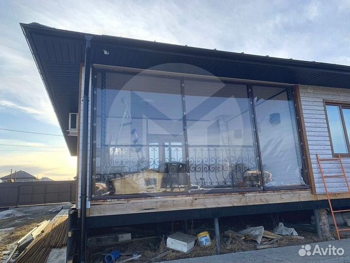 Окна жидкие на беседку