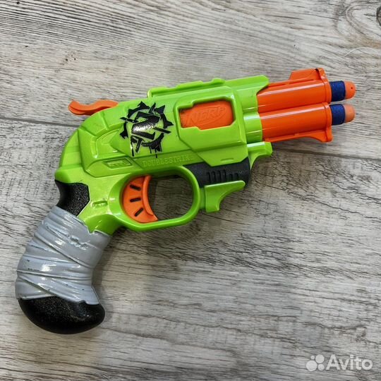 Nerf Doublestrike бластер с патронами