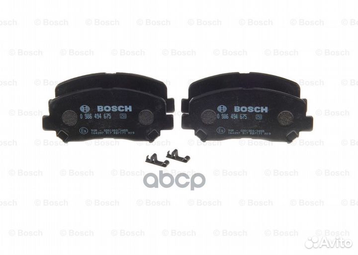 К-т дисков. тормоз. колодок 0986494675 Bosch