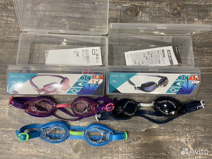 Очки для плавания nabaiji Декатлон L, S