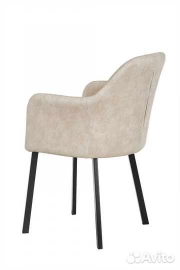 Стул ричи полоска черный топленое молоко Оксфорд