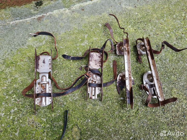 Коньки детские двухполозные, СССР. Беспл привезу