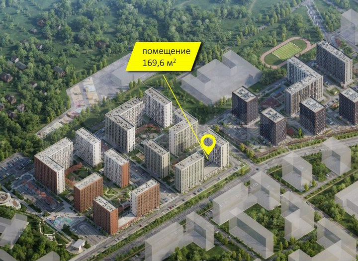 Готовый арендный бизнес 169.6 м² 