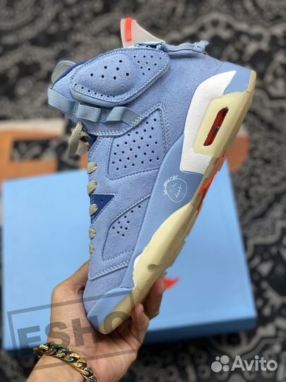 Travis Scott x Nike Air Jordan 6 Light Blue