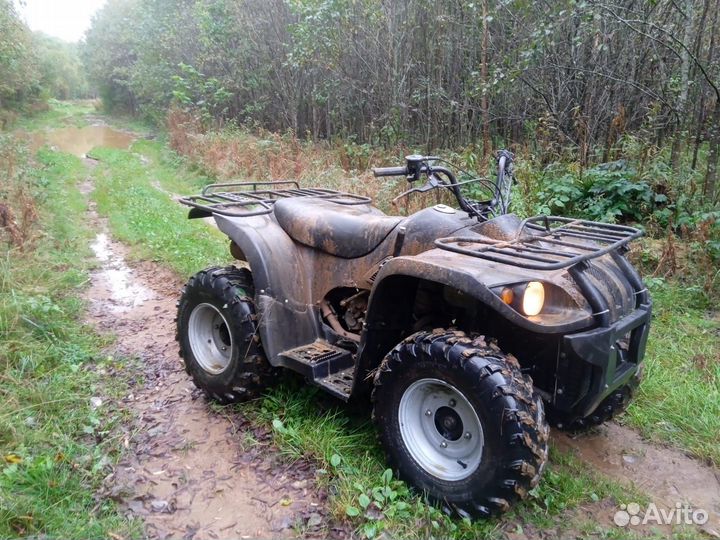 Квадроцикл 4х4 500 куб на полном ходу