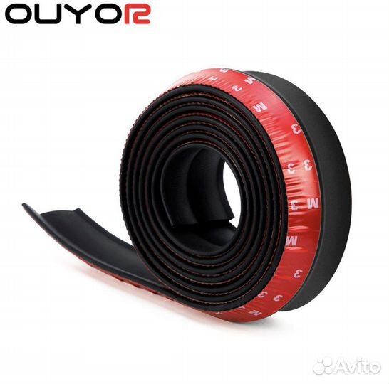 Губа на бампер универсальная