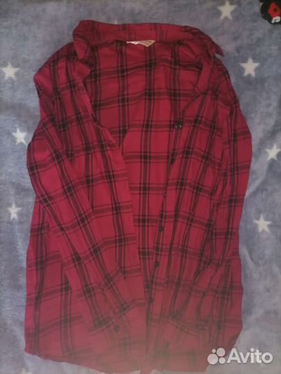 Рубашка в клетку детская