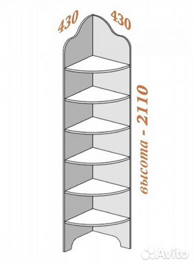 Стеллаж угловой Involux Беларусь